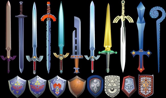 Legend of Zelda Swords